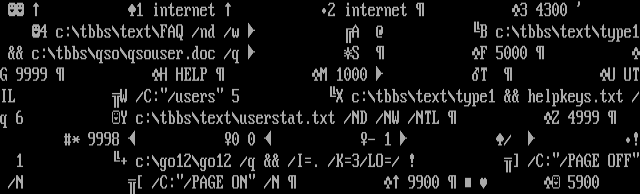 ANSI art: MENU4200.CTL
